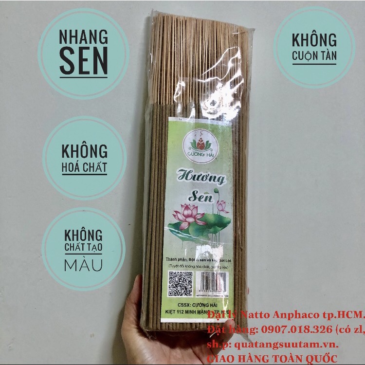 &lt; 500 gr&gt; Nhang sen Huế An Toàn, hơn 300 que