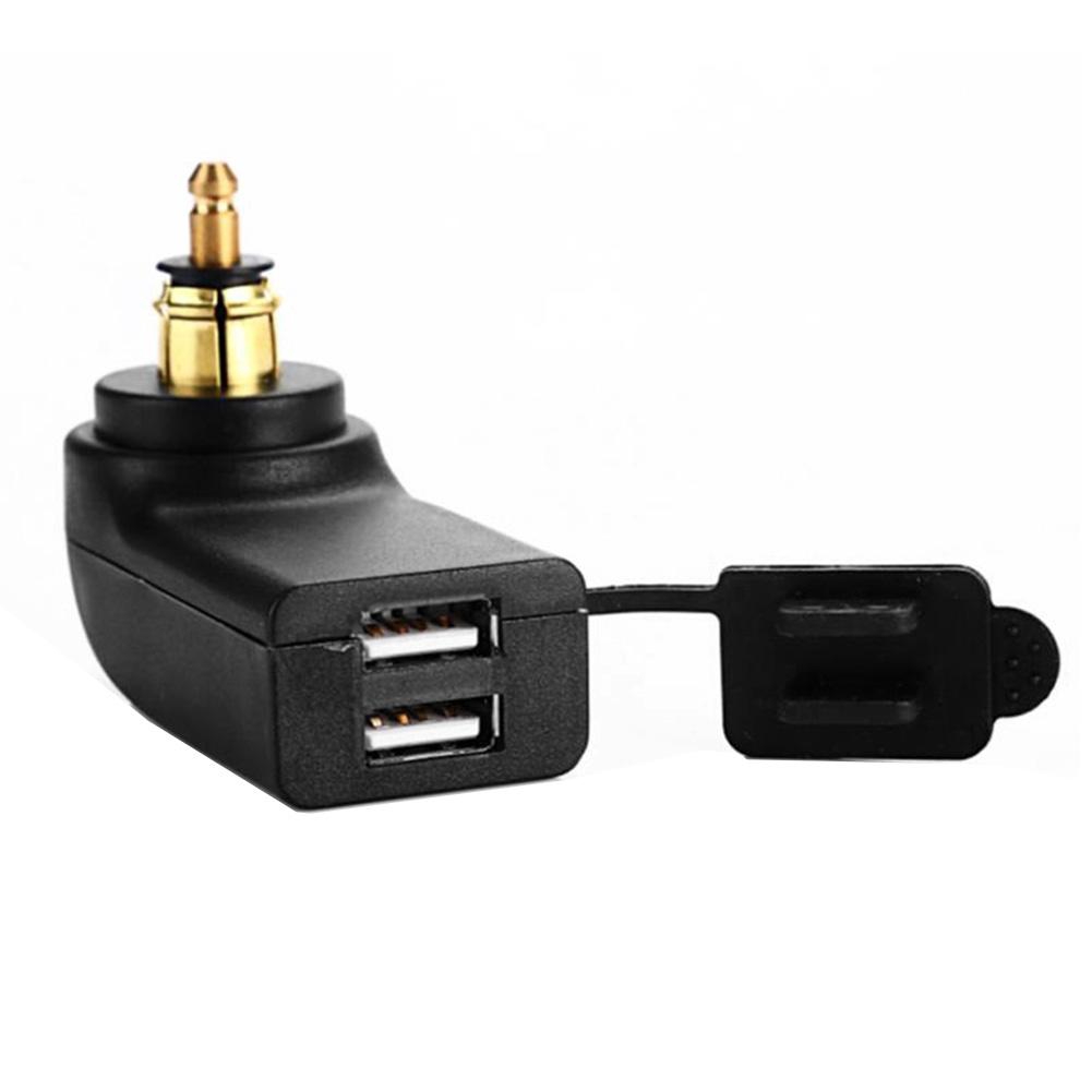 🚗Bộ sạc USB cho xe máy Dual Ổ cắm nguồn 12-24V 4.8A