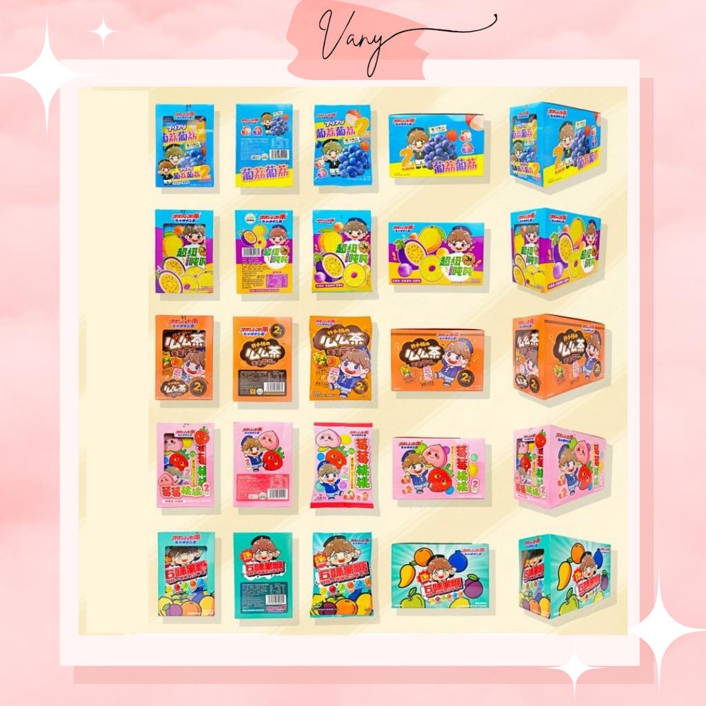 Kẹo Cứng Nhiều Vị Mix Trái Cây Trà Ô Long Trà Đào 5 Loại Ăn Vặt