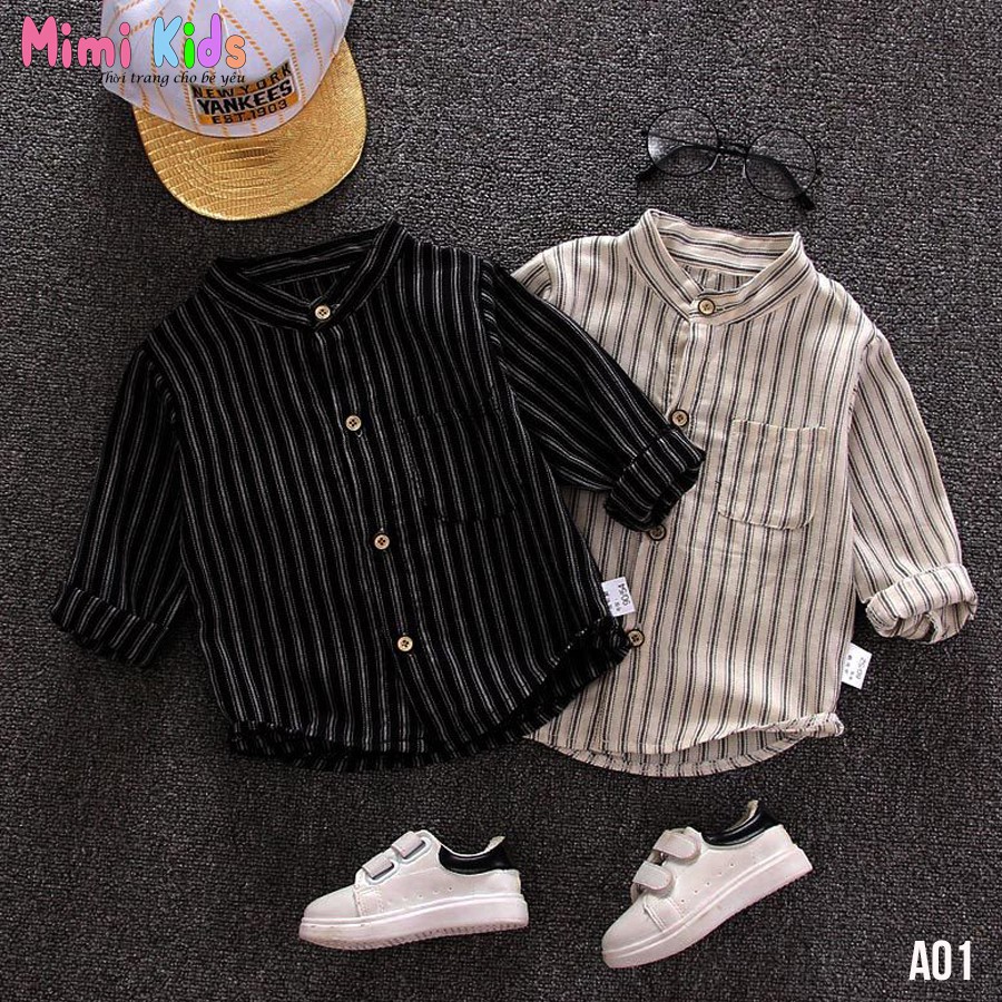 Áo Sơ Mi Cao Cấp dành cho bé trai A01