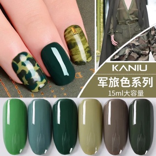 Sơn gel kaniu màu xanh bộ đội