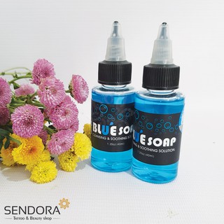 Nước lau mực xăm blue soap 40ml