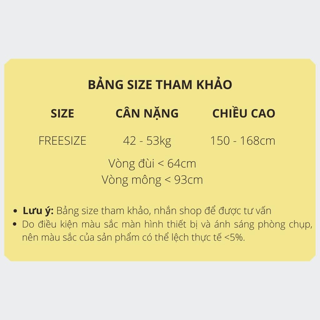 Bộ mặc nhà nữ Obee'sCloset Set bộ đùi xược Nhật mềm mát, ít nhăn FREESIZE từ 45 - 55kg