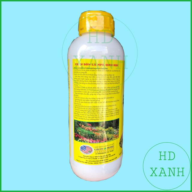 [SIEURE]  Humic acid 322 chai 1 lít - phân bón lá growmore cực chất.