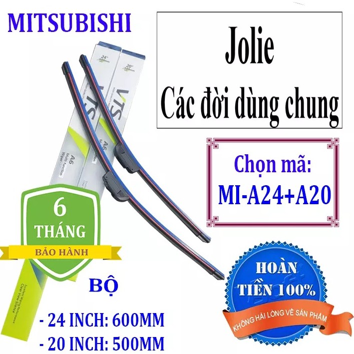 Cần gạt nước ô tô Mitsubishi Jolie Các đời dùng chung - Và các dòng xe khác của hãng Mitsubishi - vo2_store