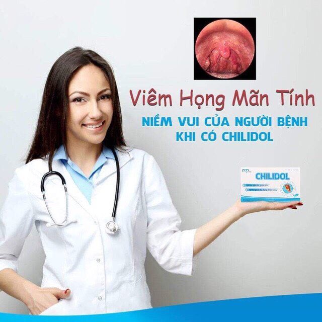 CHILIDOL trị khàn tiếng , tắt tiếng , viên thanh quản