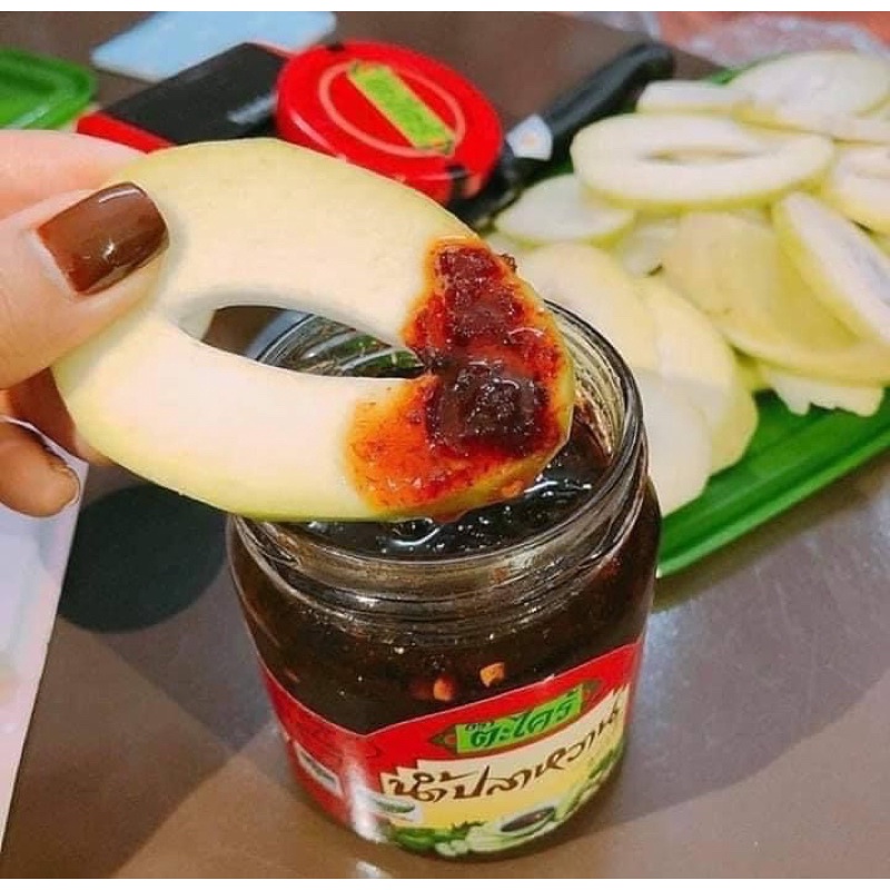 Mắm ruốc chuẩn Thái Lan chấm trái cây