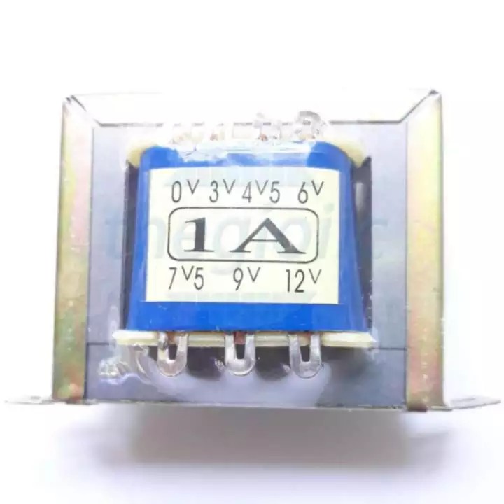 Biến Áp 1A Nhiều Đầu Ra 0V-3V-4,5V-6V-7,5V-9V-12V