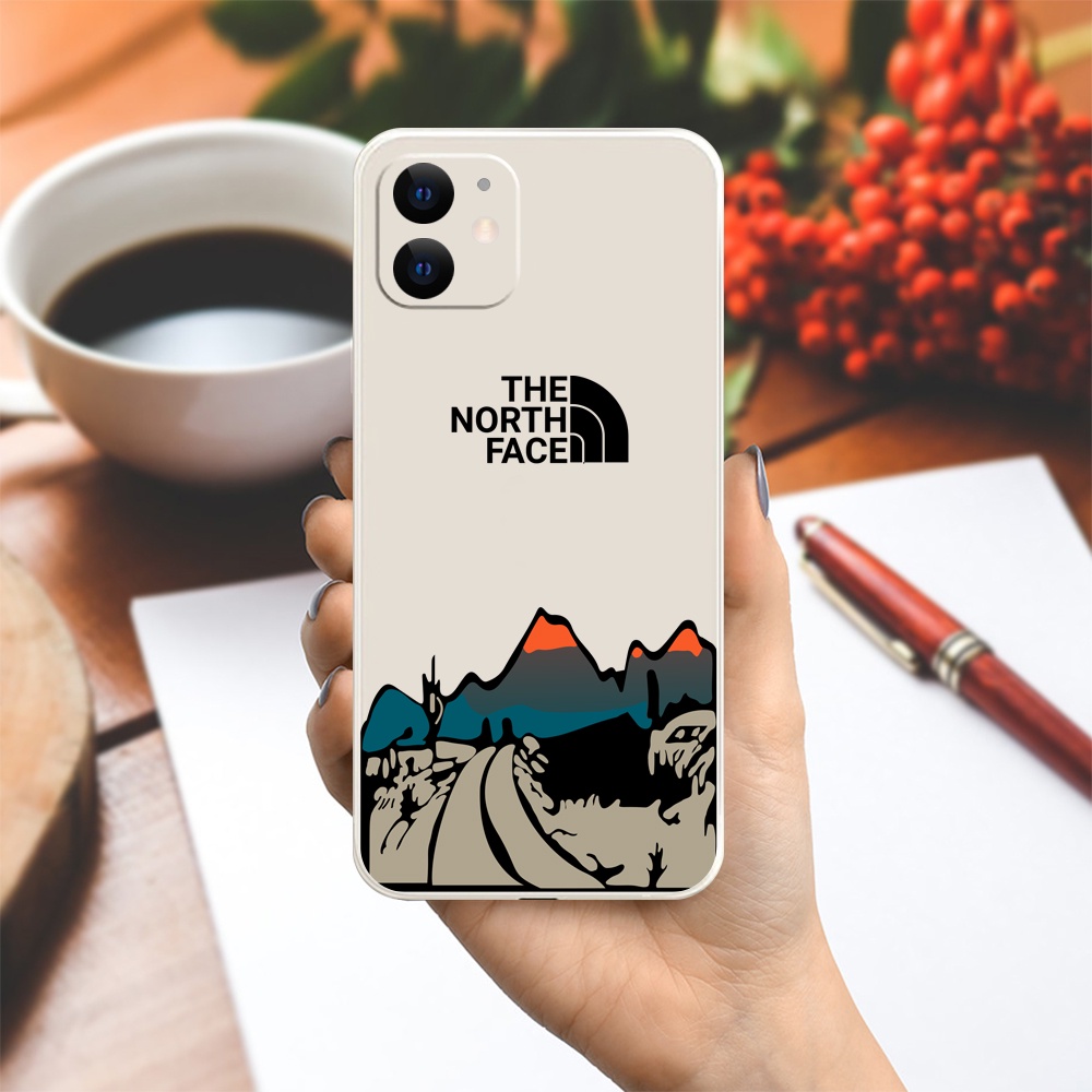 Ốp lưng Vina Case Samsung A10/A10S/A51/A32/A12/....dẻo cạnh vuông bảo vệ camera hình The North Face