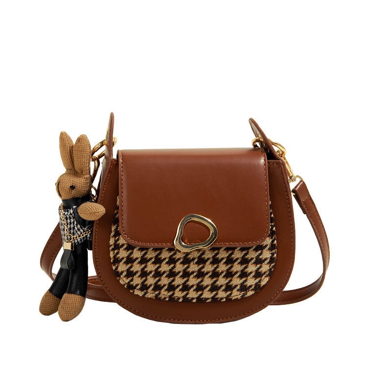 Túi đeo chéo IELGY mini hình bán nguyệt thời trang cho nữ