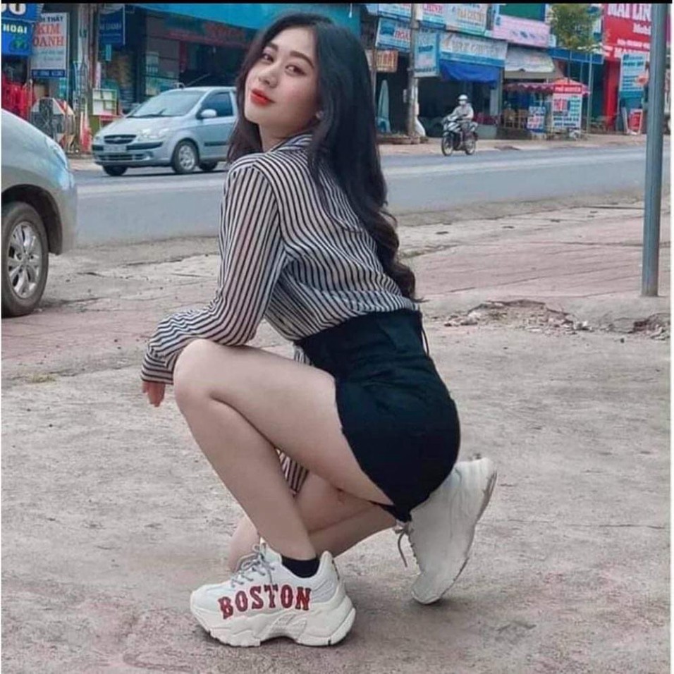 Dép quai ngang BBR kẻ sọc thời trang trẻ hottrend 2023