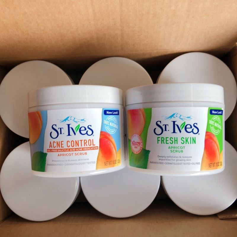 Tẩy Tế Bào Chết Da St.ives Fresh Skin (Da Thường) - ANCE Control (Da Mụn)