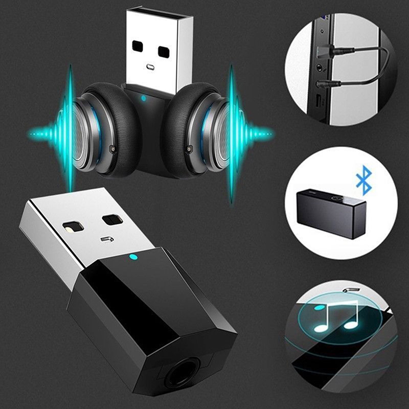 Usb Nhận Tín Hiệu Âm Thanh Bluetooth 4.2 Cho Pc Mp3 Mp4