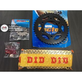Full bộ Sên nhông đĩa Recto DID Thái Lan cho Ex150 Ex135 và Winner