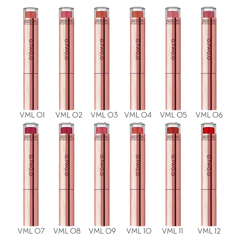 [Hàng mới về] Son kem lì O.TWO.O lâu trôi không dính miệng cốc khi ăn uống 12 màu tuỳ chọn | BigBuy360 - bigbuy360.vn