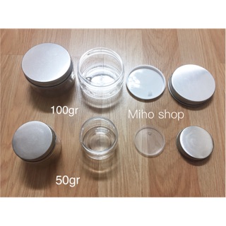 Hũ nhựa nắp nhôm 30g/ 50g/ 100g