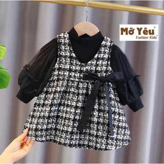 Váy dạ cao cấp 2 lớp - Áo len zip