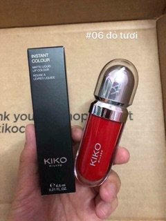 🌹Son kem Kiko Lip Gloss 3D Hydra/ màu 06/07