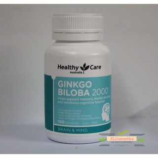 Viên uống Healthy Care Ginkgo Biloba 2000 100 viên