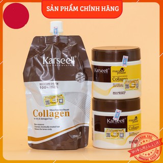 🛑FreeShip🛑 Kem Hấp - Ủ- Xả Phục Hồi Tóc Collagen Karseell Maca 500ML | Hàng Chính Hãng CT27