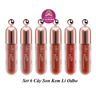 Hộp 6 Cây Son Kem Lì Siêu Mịn Odbo Matte Lipsticks Set B OB537