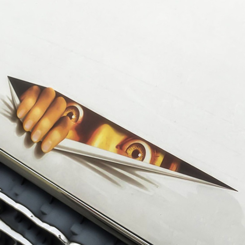 Miếng dán trang trí METAGIO hình con mắt nhiều kiểu tùy chọn độc đáo cho xe hơi