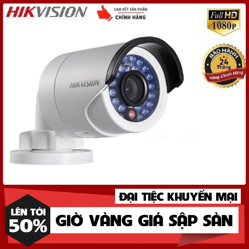 🍀 Camera  Hikvision DS-2CE16D0T-IRP 2.0 MP FullHD1080P  - Hàng chính hãng 100%.
