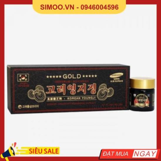 💥 ⚡ SẢN PHẨM CHÍNH HÃNG 💥 ⚡  Cao Linh Chi YoungJi Hộp Gỗ Đen HÀN QUỐC, Hộp 3 lọ* 120gr 💥 ⚡