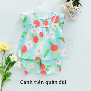 Bộ tole bé gái (cánh tiên quần đùi)