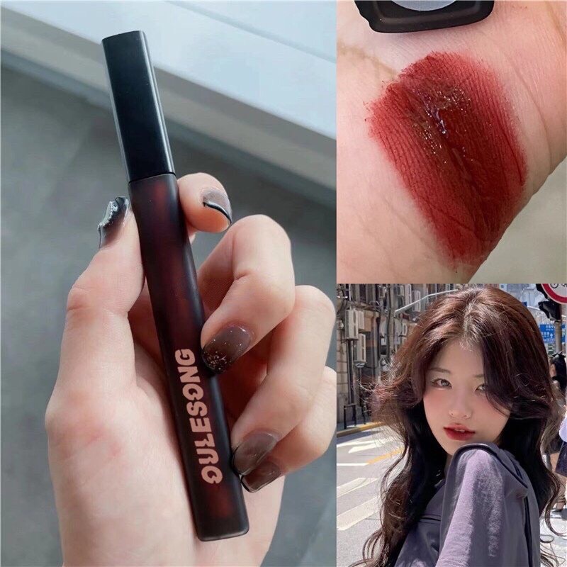 Son kem HERORANGE Elantra Velvet Lip Glaze OULESONG mịn lì Can Exulting Star River Mist Sense Lip Glaze  OULE02 HERO47