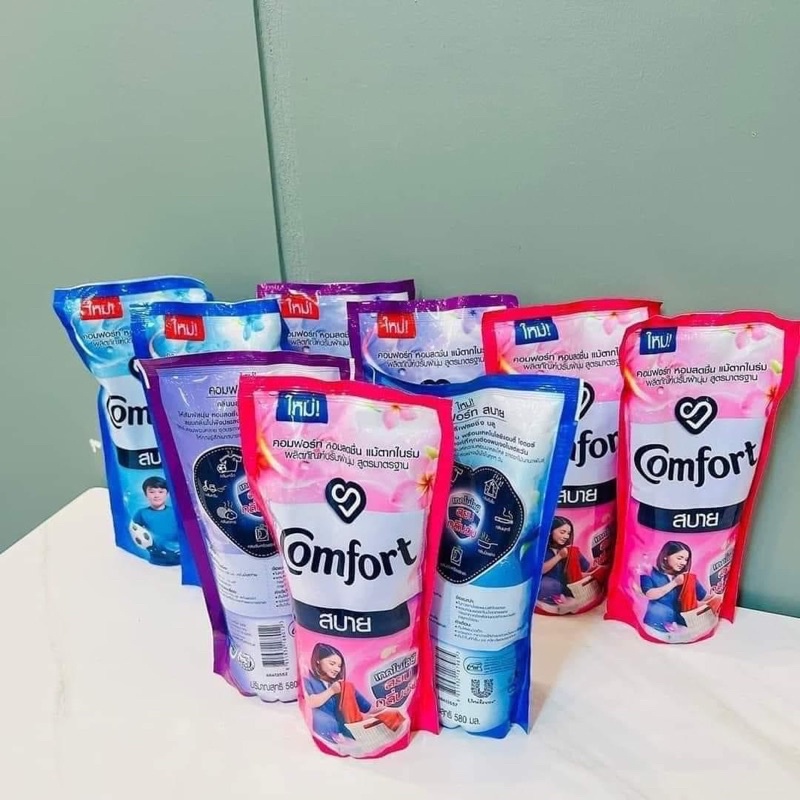 Túi Nước xả Comfort Thái 580ml/túi 🌈 freeship ⚡️ siêu thơm 🎍 chuẩn hàng nội địa Thái