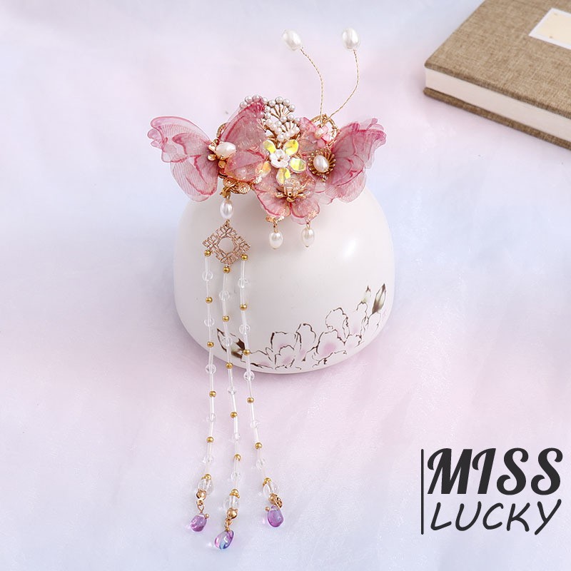 Kẹp tóc tua dua phong cách retro Trung Hoa thời trang cho nữ