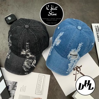 Nón Kết Jeans Rách Trơn Tua Rua Thời Trang Bụi Bặm , Phong Cách Ulzzang Unisex