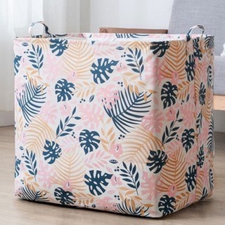 Túi vải đựng đồ đa năng, giỏ vải đựng đồ quần áo cỡ lớn 100 lít 50X50X40 cm kiểu dáng xinh xắn