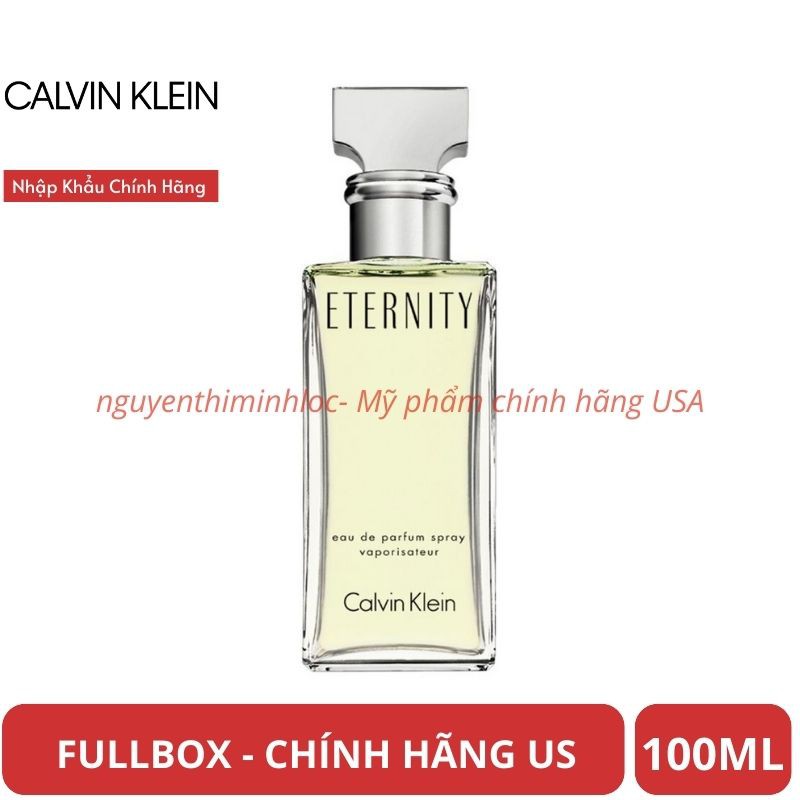 Nước hoa nữ Calvin Klein CK Eternity for women EDP 100ml | Shopee Việt Nam