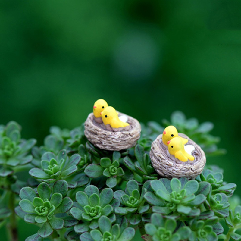 Tổ Chim Mini Trang Trí Sân Vườn