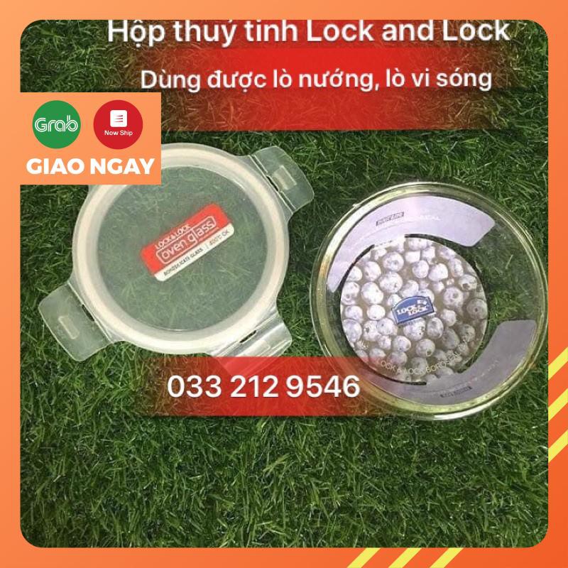 HỘP THUỶ TINH LOCK AND LOCK 380/400/600/630/650/870/950/1000/1050 ml, dùng được lò nướng, lò vi sóng.