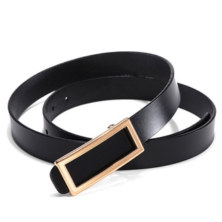 Thắt Lưng Da Bò Thật 2.3cm Phối Khóa Thời Trang Cho Nữ