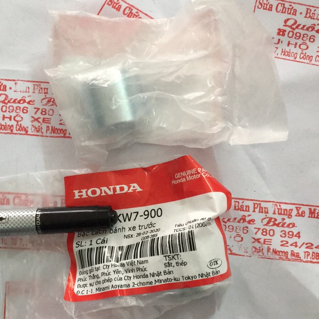 Bạc bánh trước zx , fu 1