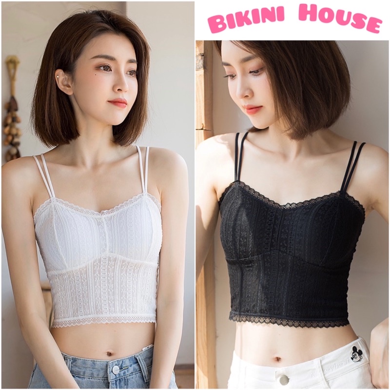 Áo Lót Ren - Áo Ngực Bra Ren 2 Dây Không Gọng Công Chúa Siêu Dễ Thương 995