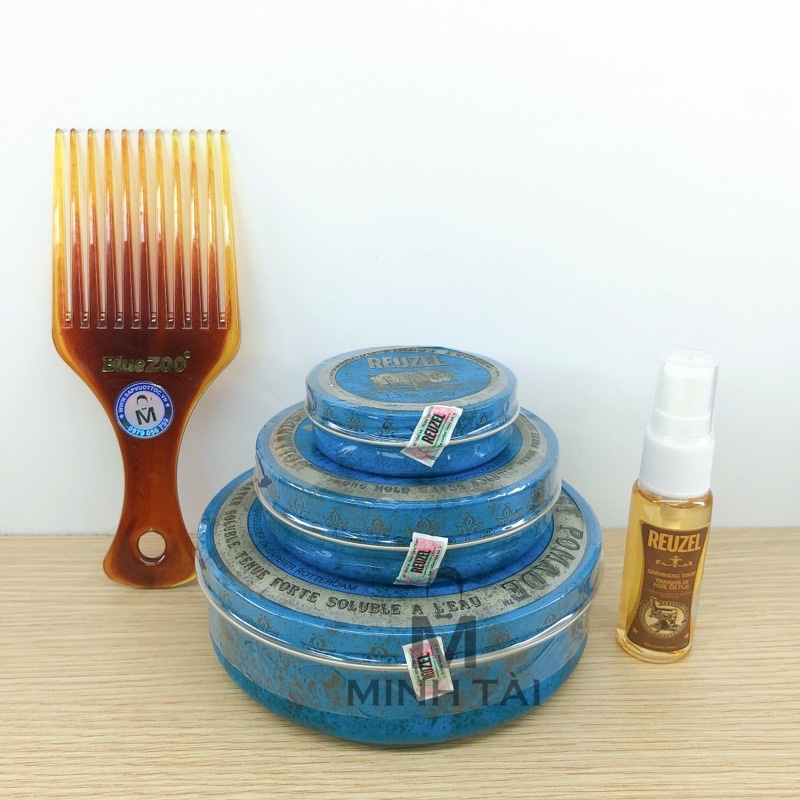 Sáp Vuốt Tóc Nam Reuzel Blue Pomade - Hàng Chính Hãng