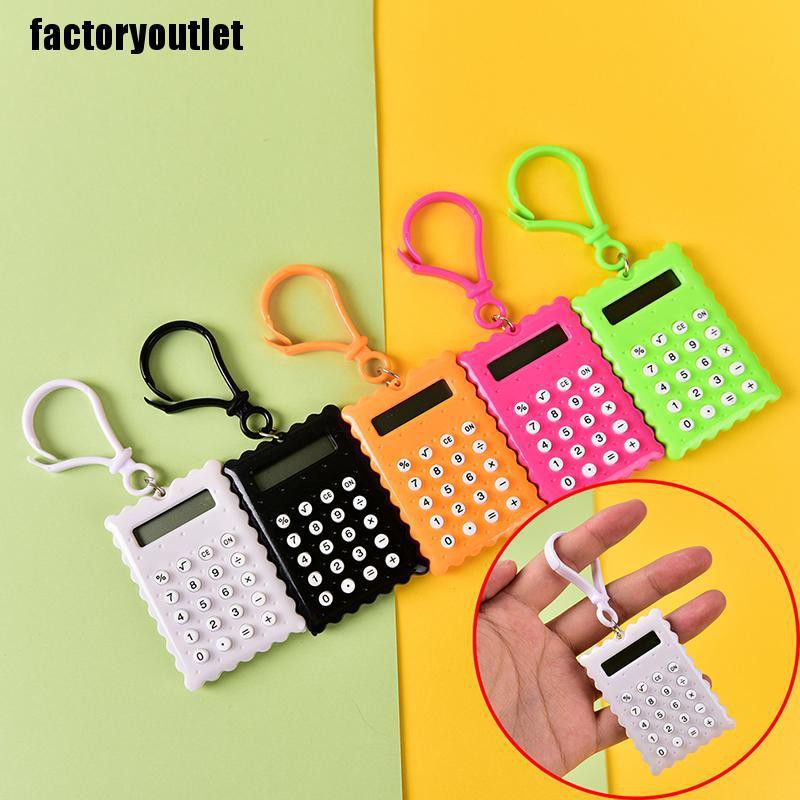 Móc gắn chìa khóa máy tính nhựa 8 digits màu sắc ngẫu nhiên