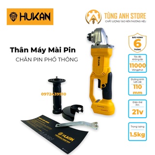 Thân máy cắt mài pin HUKAN AG-BR99 động cơ không chổi than chân pin phổ thông