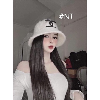 Mũ vành lông thỏ cn hot hit
