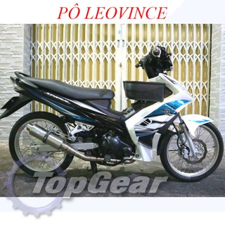 PÔ LEOVINCE BẠC INOX FULLBOX <TOPGEAR>
