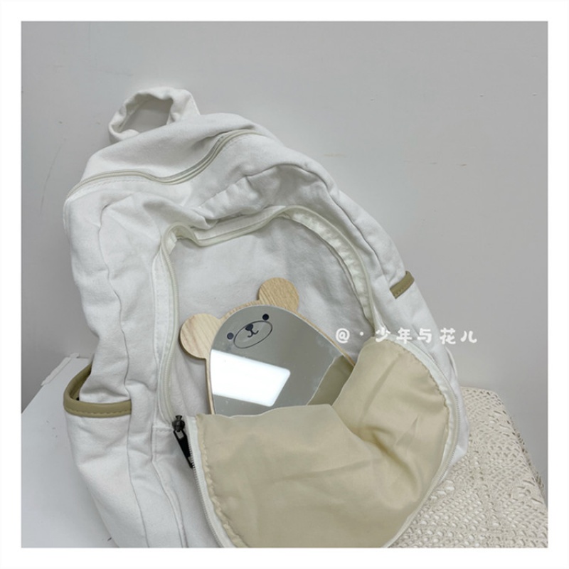 Ba Lô Vải Đi Học Phong Cách Nhật Bản Cho Nữ