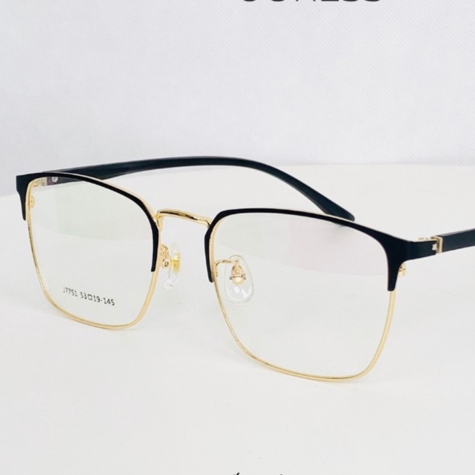 Gọng kính vuông hợp kim siêu nhẹ thương hiệu OURESS J7751 cực nhẹ nam tính