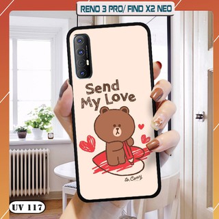 Ốp lưng điện thoại Oppo Reno 3 Pro/ Find X2 Neo - lưng nhám viền dẻo