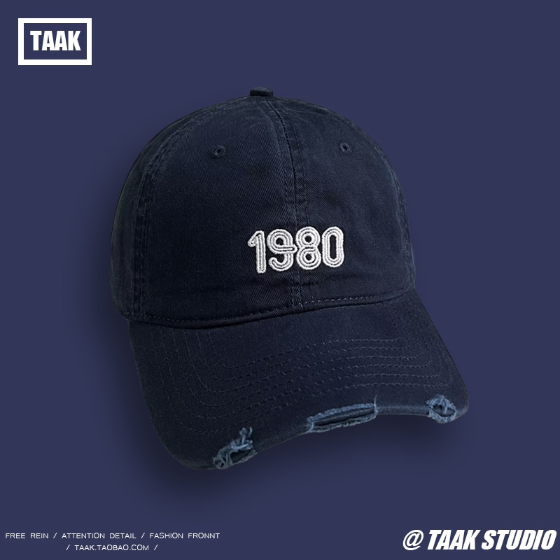 Nón Lưỡi Trai Thêu Chữ 1980 Phong Cách Hàn Quốc Thời Trang Mùa Hè Cho Nam Và Nữ