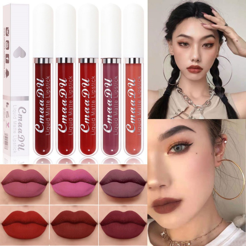 Son Môi Dưỡng Ẩm Lâu Trôi Không Thấm Nước 18 Màu Nhung Mờ